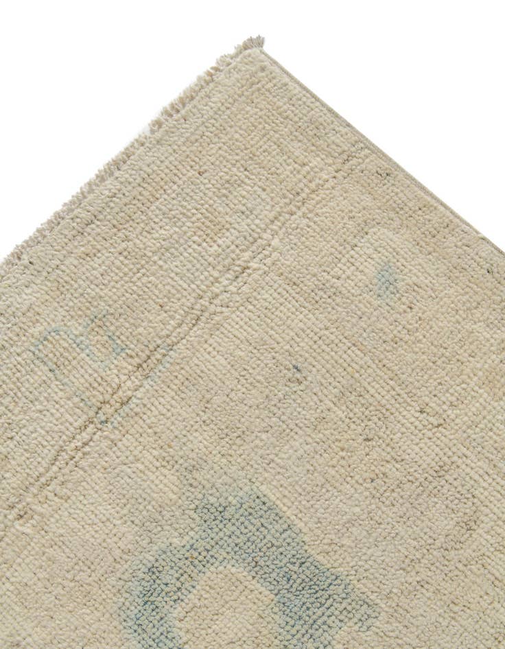 Detail image of 8' 3 x 9' 9 Hand Knotted Oushak Wool Rug