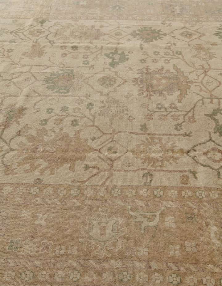 9' 2 x 12' 2 Hand Knotted Oushak Wool Rug