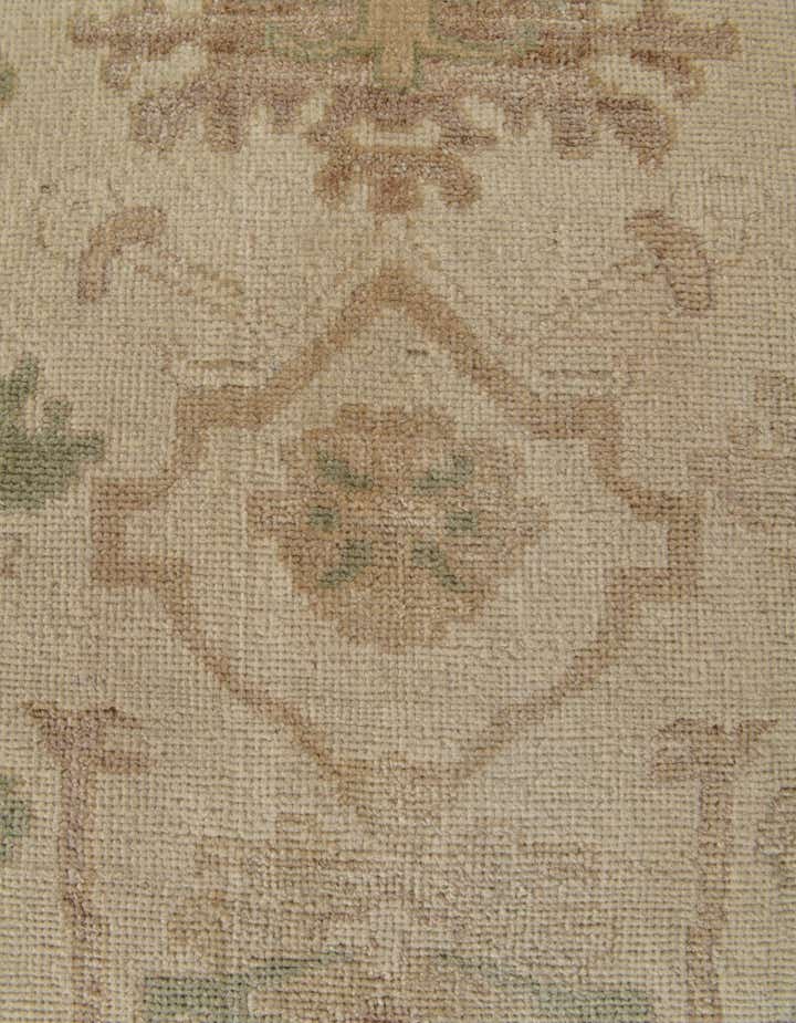 9' 2 x 12' 2 Hand Knotted Oushak Wool Rug