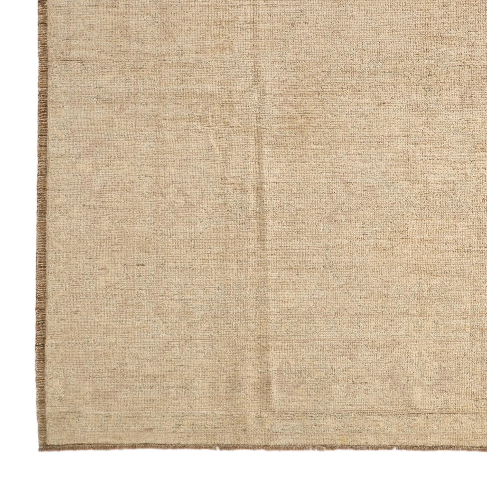8' 4 x 10' 11 Hand Knotted Oushak Wool Rug