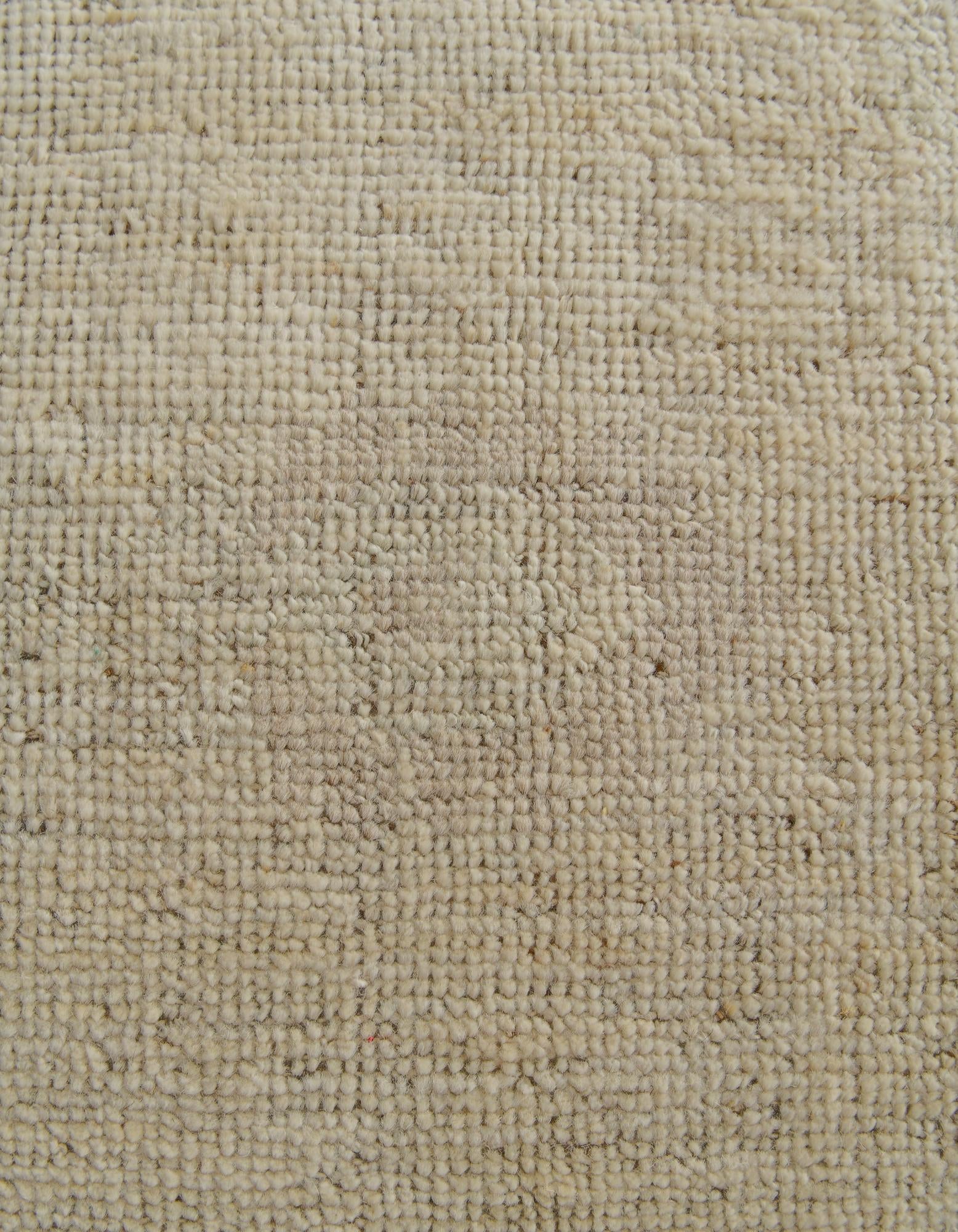 8' 4 x 10' 11 Hand Knotted Oushak Wool Rug