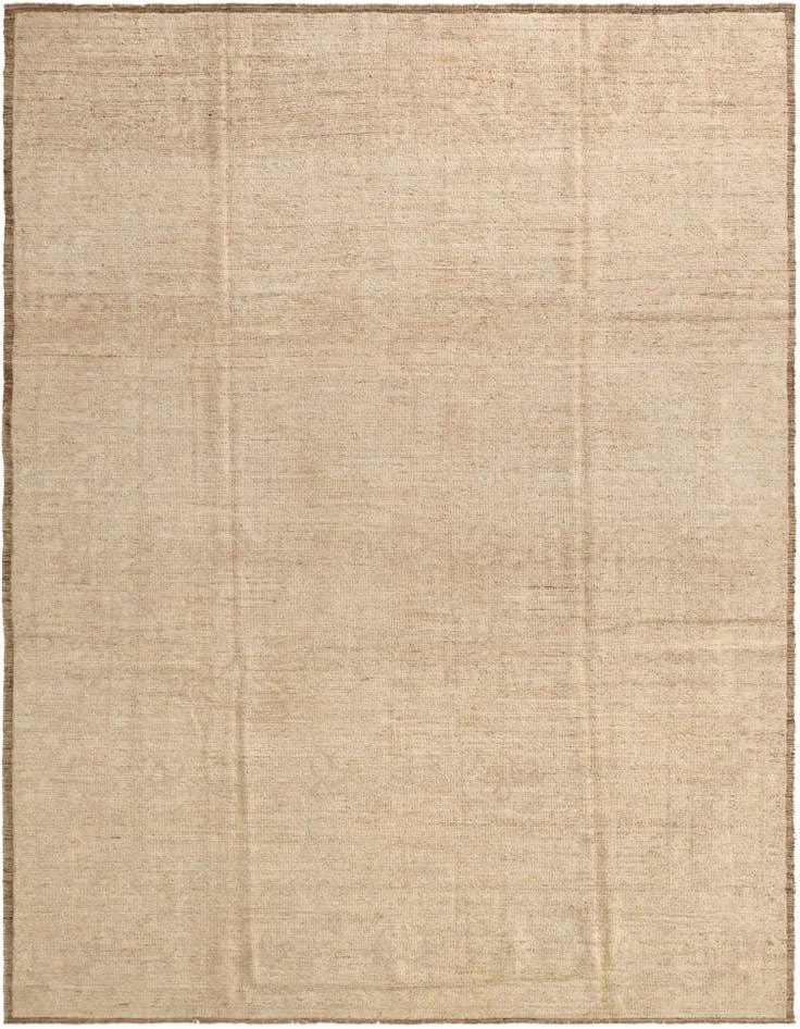 Detail image of 8' 4 x 10' 11 Hand Knotted Oushak Wool Rug