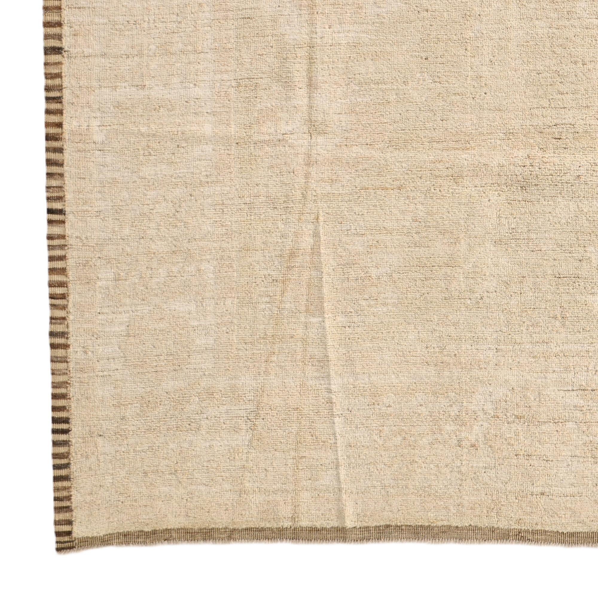 8' 5 x 10' 8 Hand Knotted Oushak Wool Rug