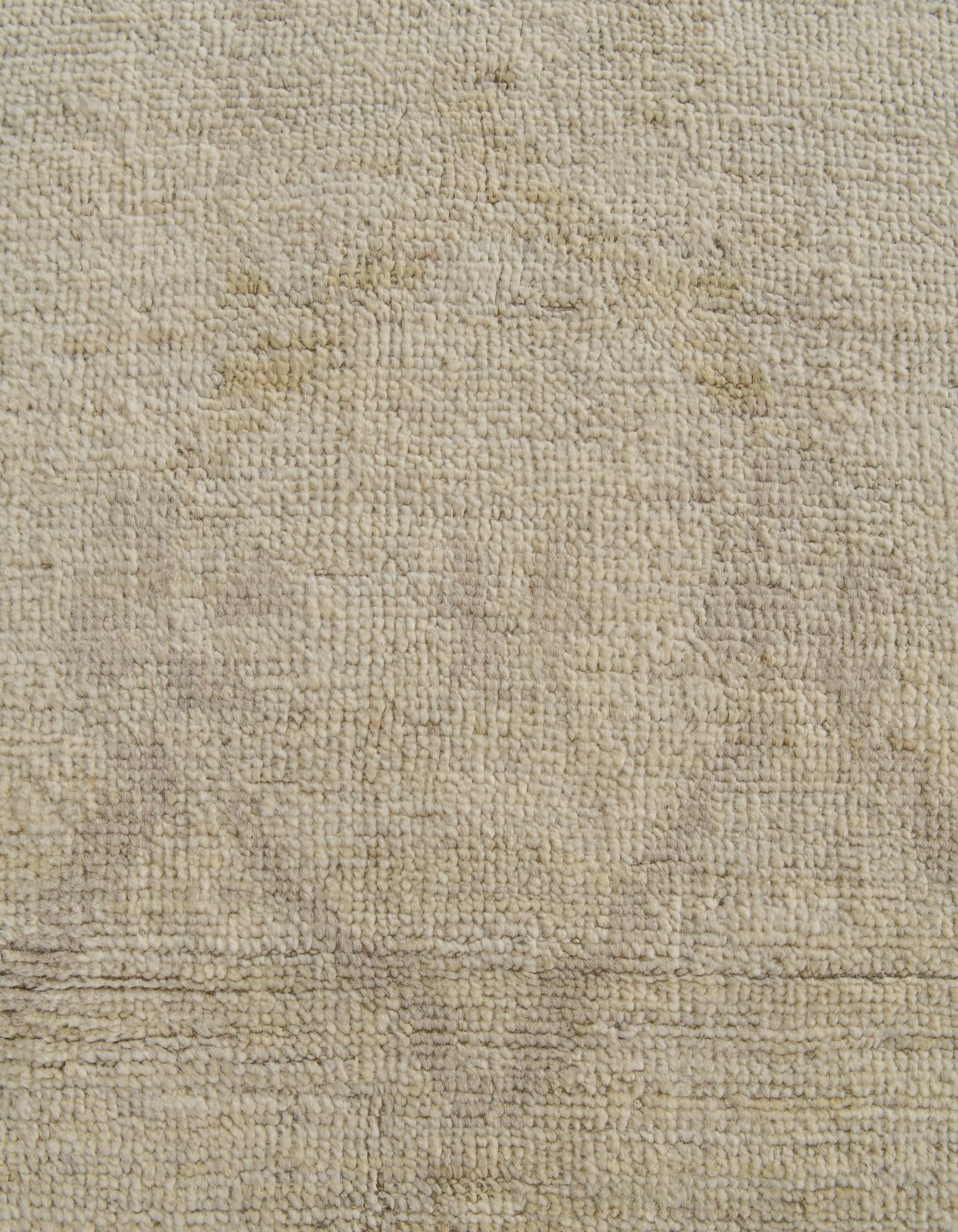 8' 5 x 10' 2 Hand Knotted Oushak Wool Rug