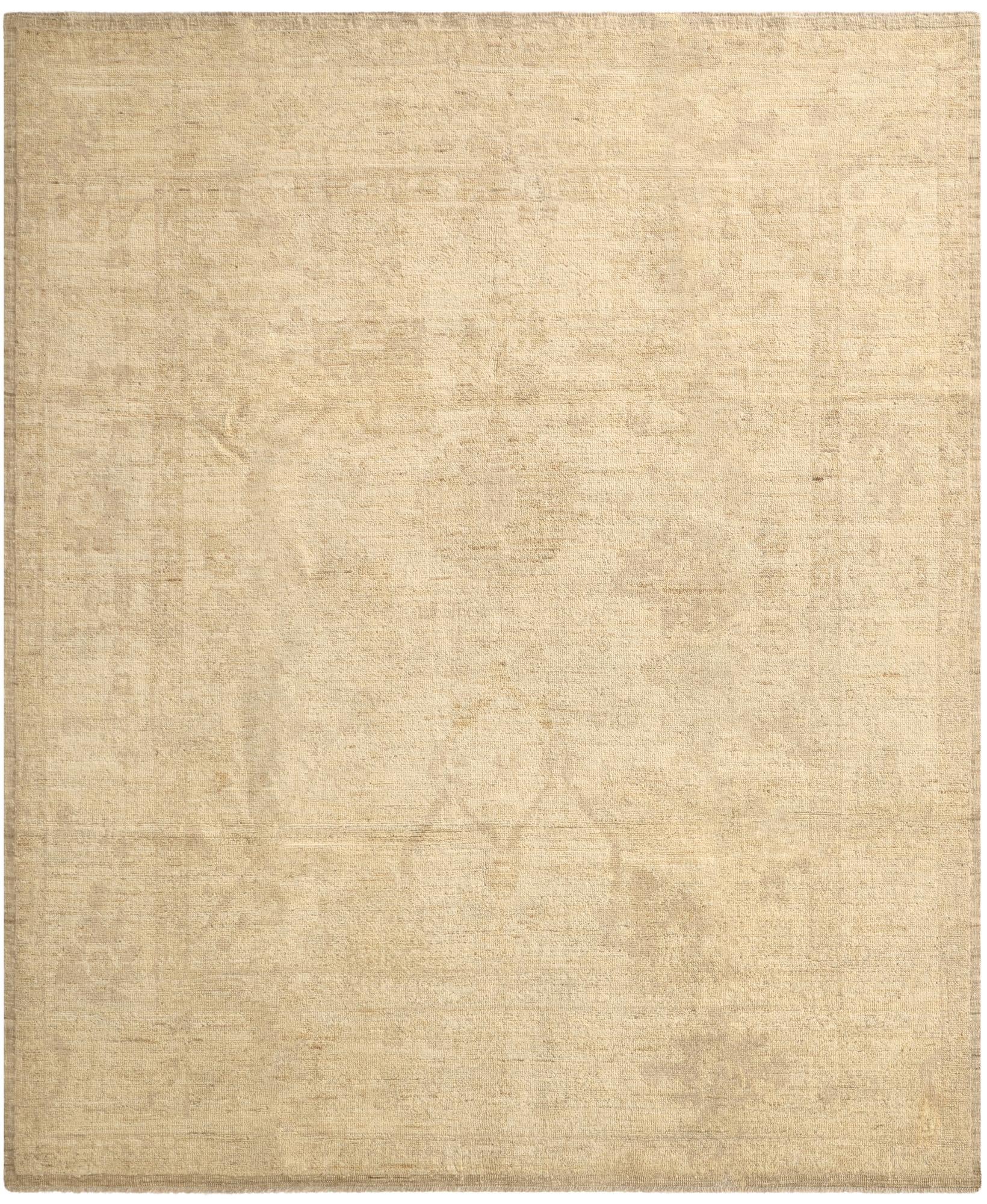8' 5 x 10' 2  Hand Knotted Oushak Wool Rug