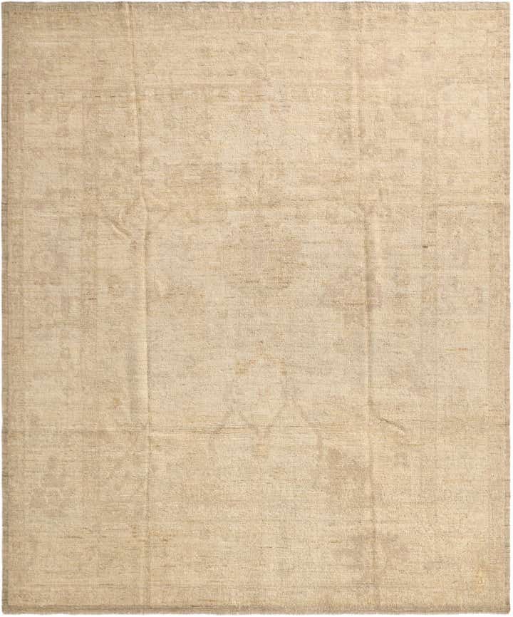 8' 5 x 10' 2 Hand Knotted Oushak Wool Rug