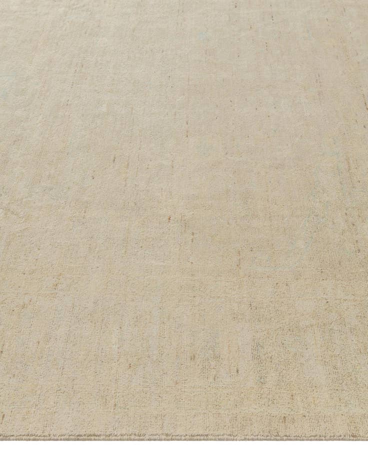 Detail image of 8' 1 x 9' 7 Hand Knotted Oushak Wool Rug