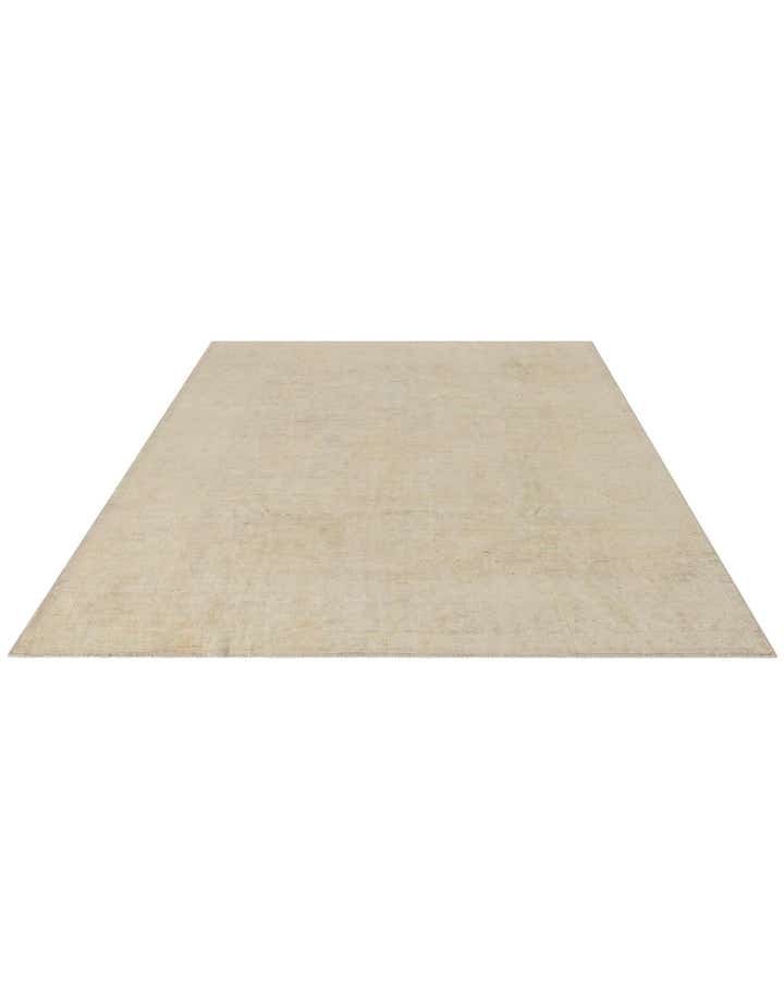 8' 1 x 9' 7 Hand Knotted Oushak Wool Rug