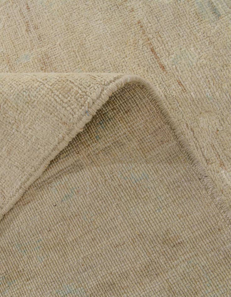 Detail image of 8' 1 x 9' 7 Hand Knotted Oushak Wool Rug