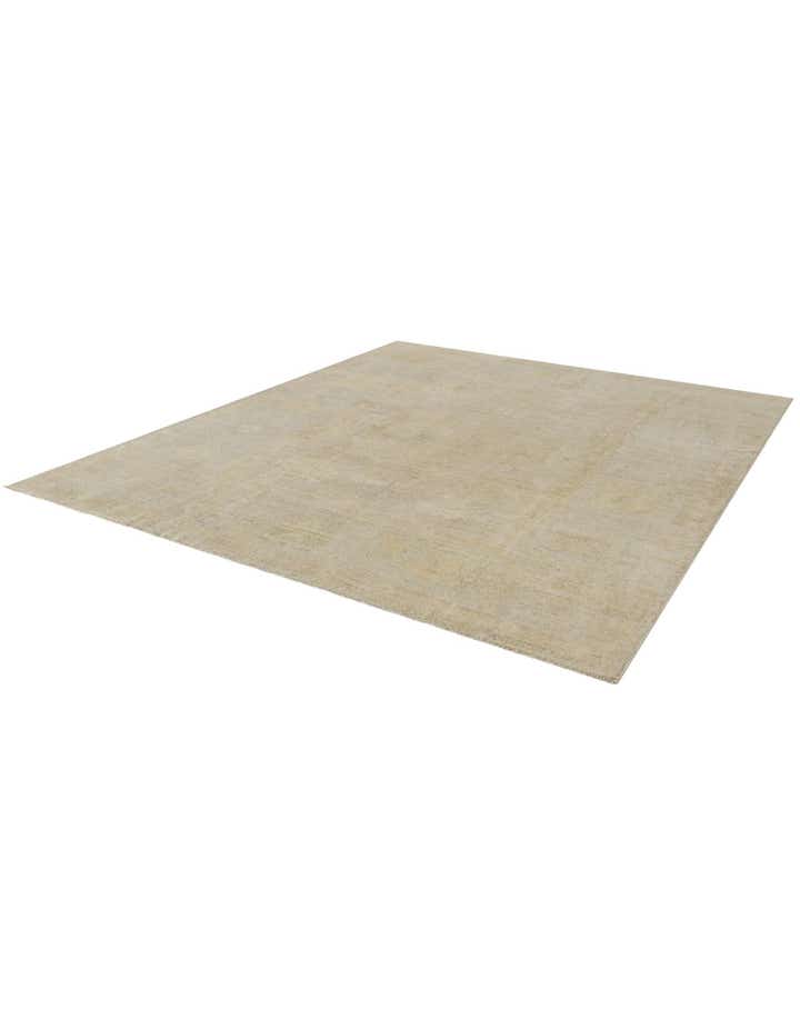 8' 4 x 9' 8 Hand Knotted Oushak Wool Rug