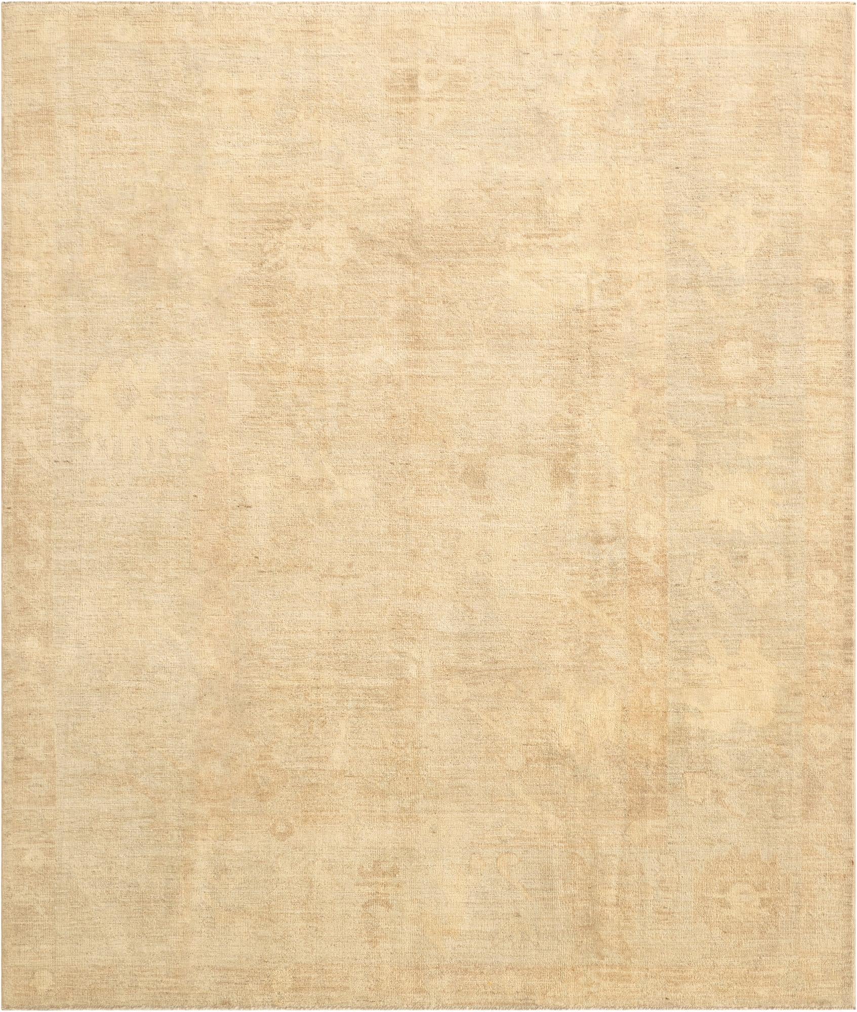 8' 4 x 9' 8 Hand Knotted Oushak Wool Rug