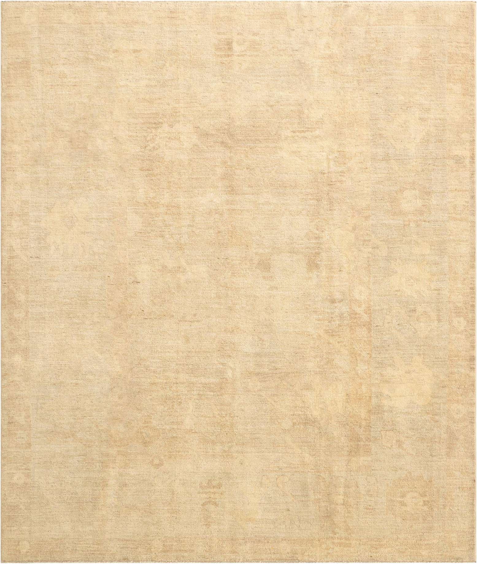8' 4 x 9' 8 Hand Knotted Oushak Wool Rug
