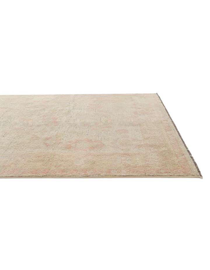 4' 3 x 6' 3 Hand Knotted Oushak Wool Rug