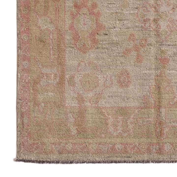 4' 3 x 6' 3 Hand Knotted Oushak Wool Rug
