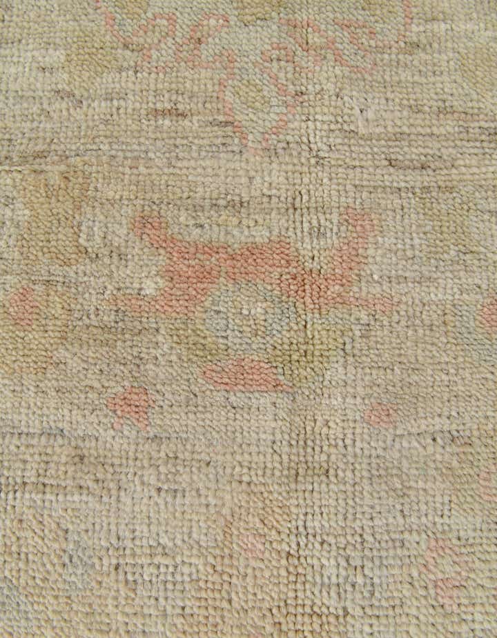 4' 3 x 6' 3 Hand Knotted Oushak Wool Rug