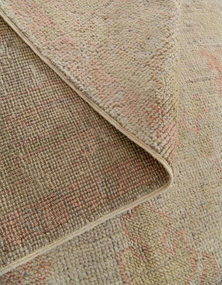 Detail image of 4' 3 x 6' 3  Hand Knotted Oushak Wool Rug