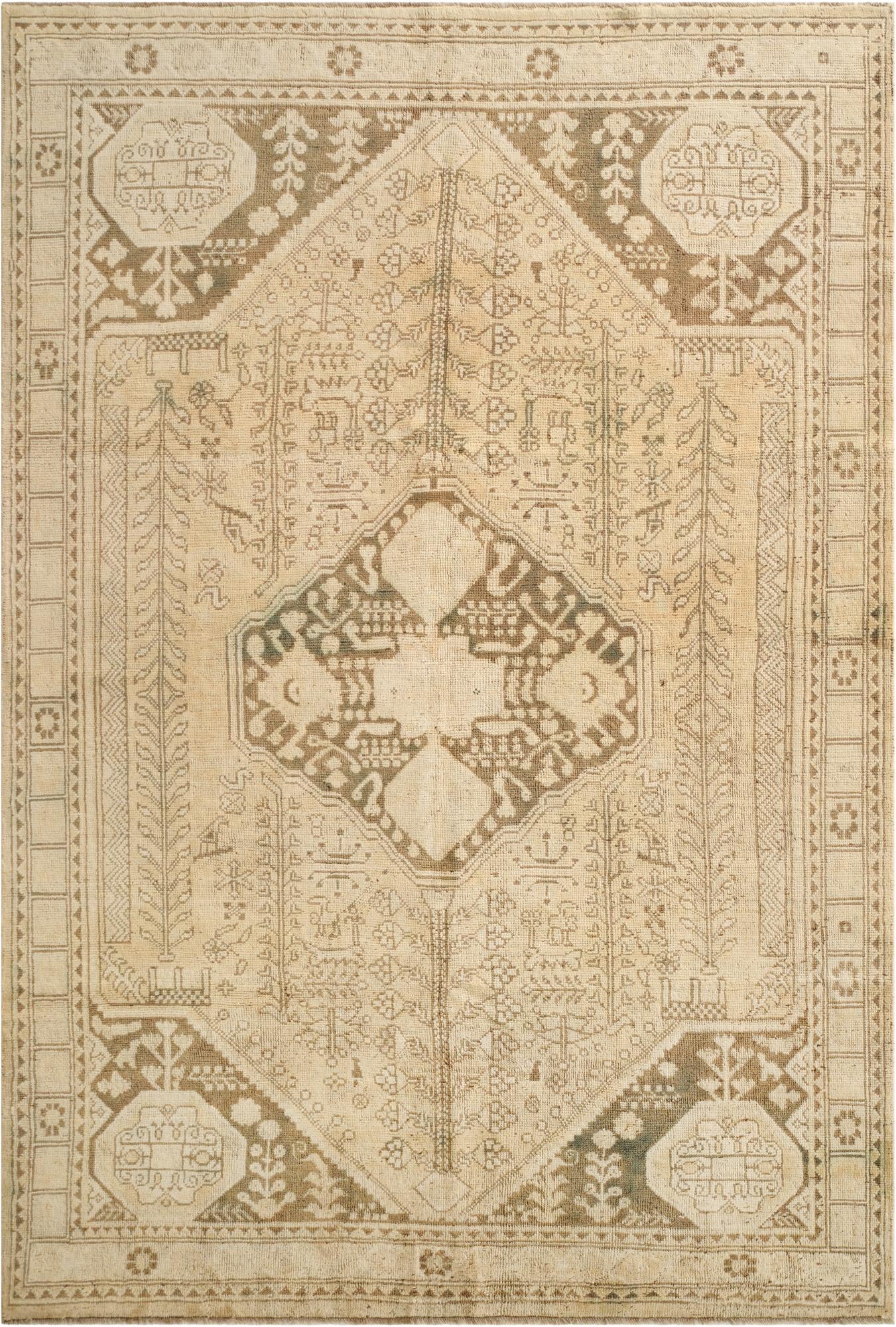 6' 11 x 9' 8 Oushak Wool Rug