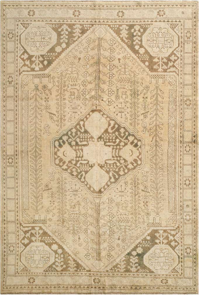 6' 11 x 9' 8 Oushak Wool Rug