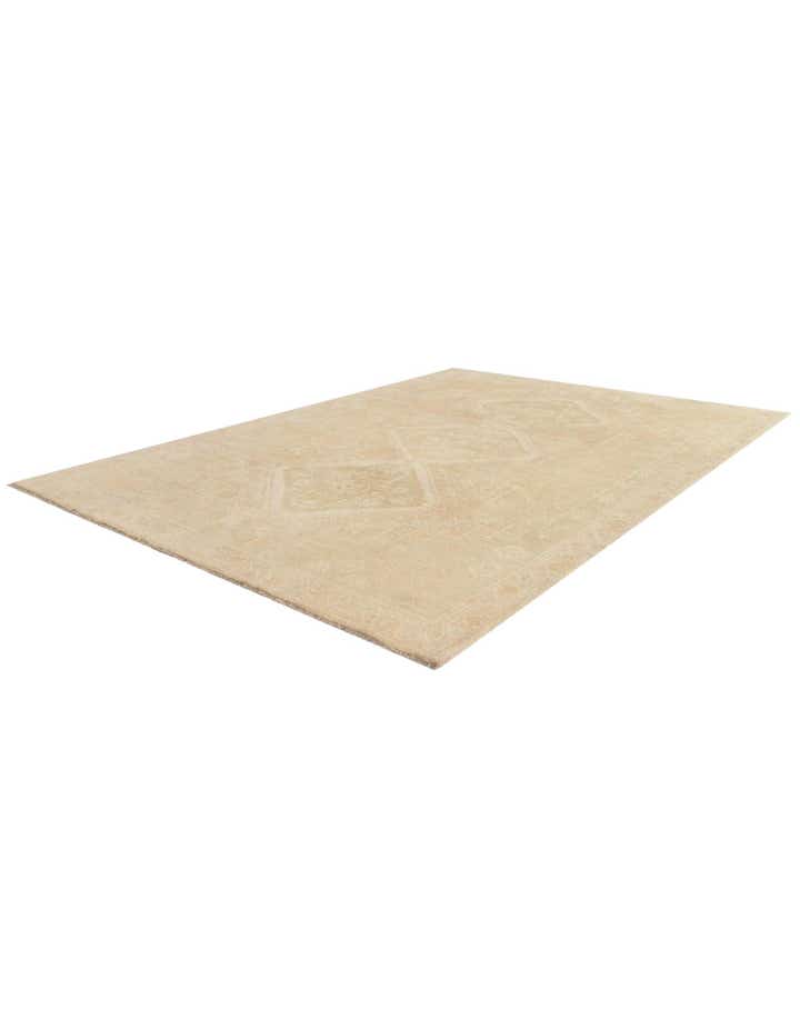 6' 8 x 9' 7 Hand Knotted Oushak Wool Rug
