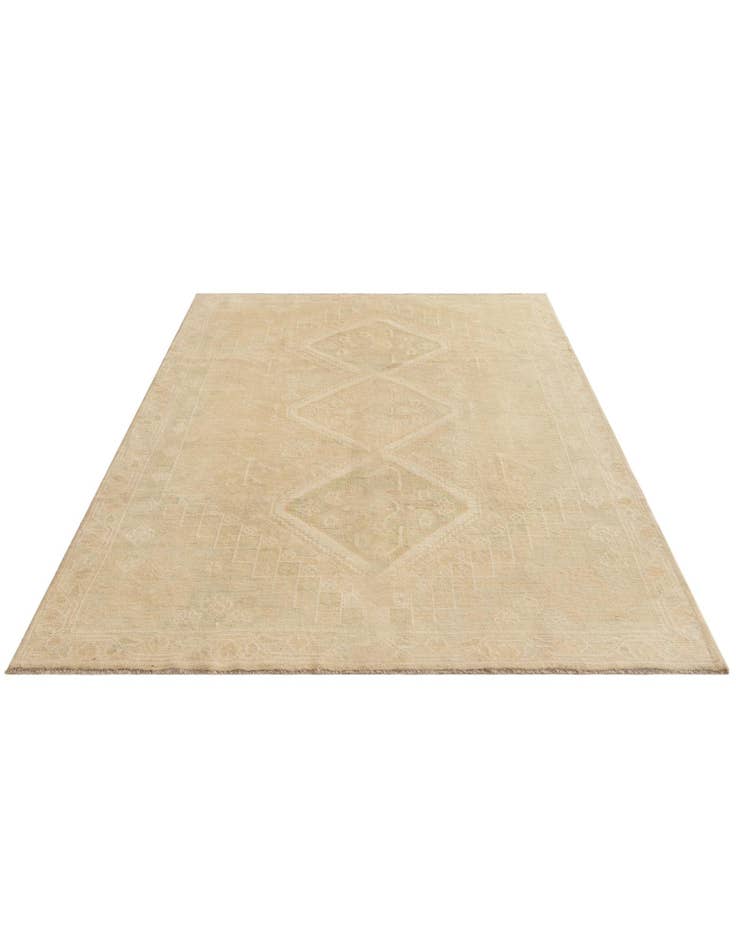 Detail image of 6' 8 x 9' 7 Hand Knotted Oushak Wool Rug