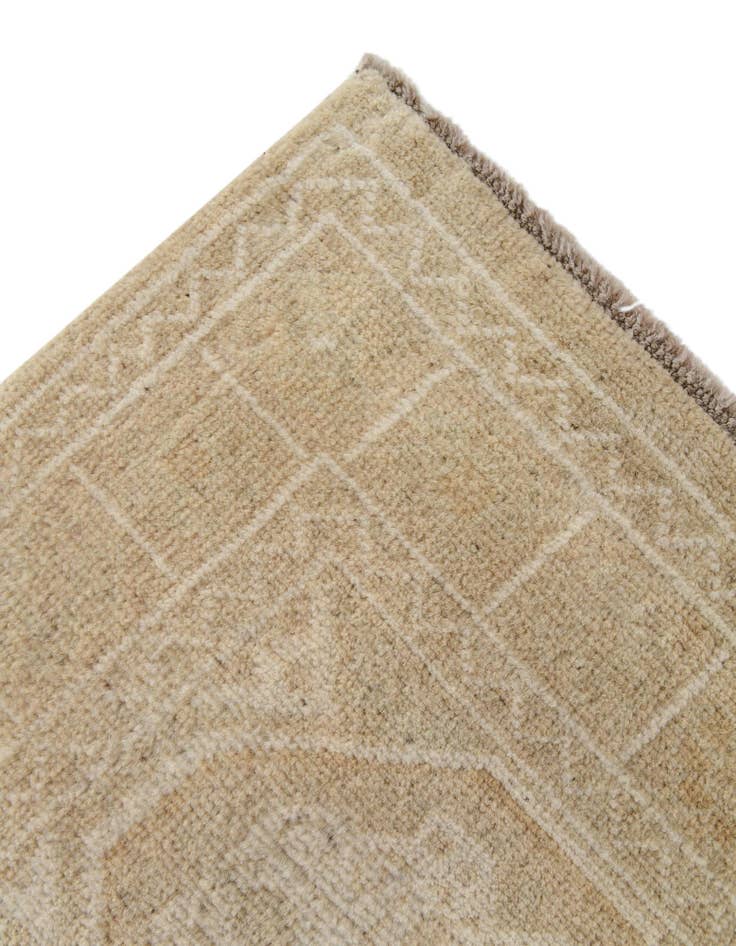 Detail image of 6' 6 x 9' 8  Hand Knotted Oushak Wool Rug