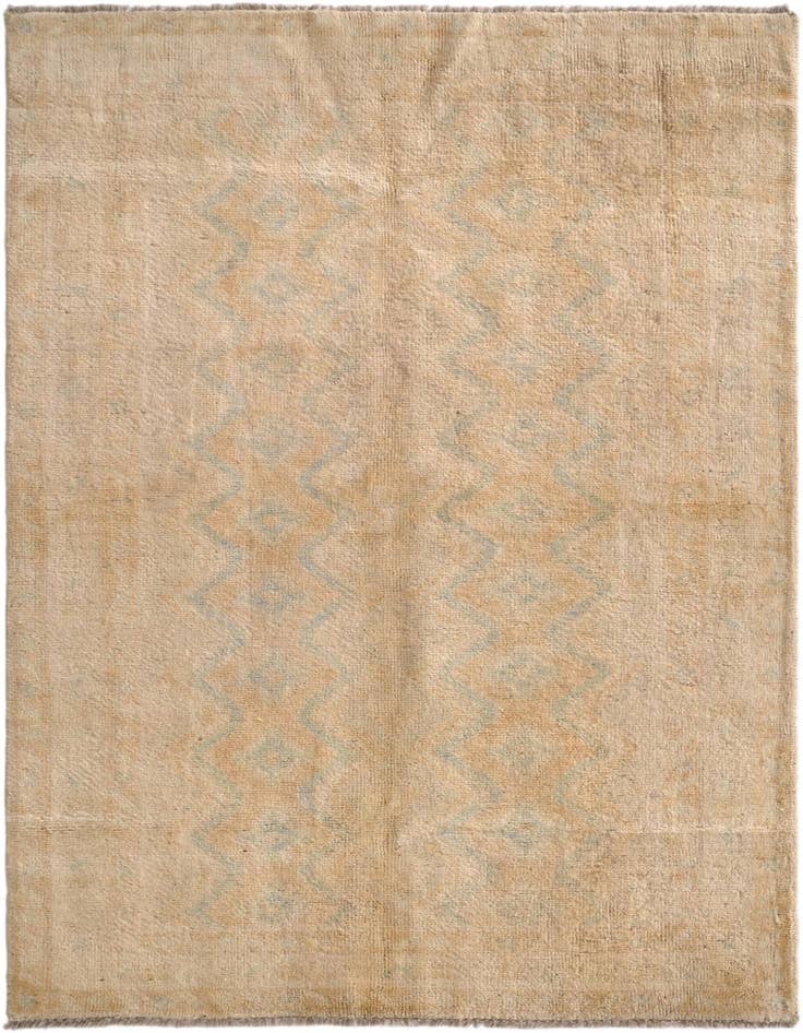 Detail image of 3' 10 x 6' 1 Hand Knotted Oushak Wool Rug