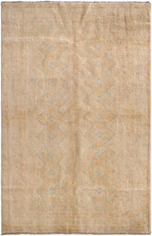 Detail image of 3' 10 x 6' 1 Hand Knotted Oushak Wool Rug