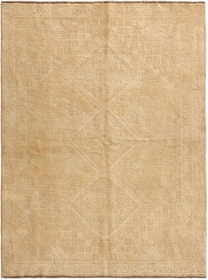 5' 5 x 7' 5 Hand Knotted Oushak Wool Rug