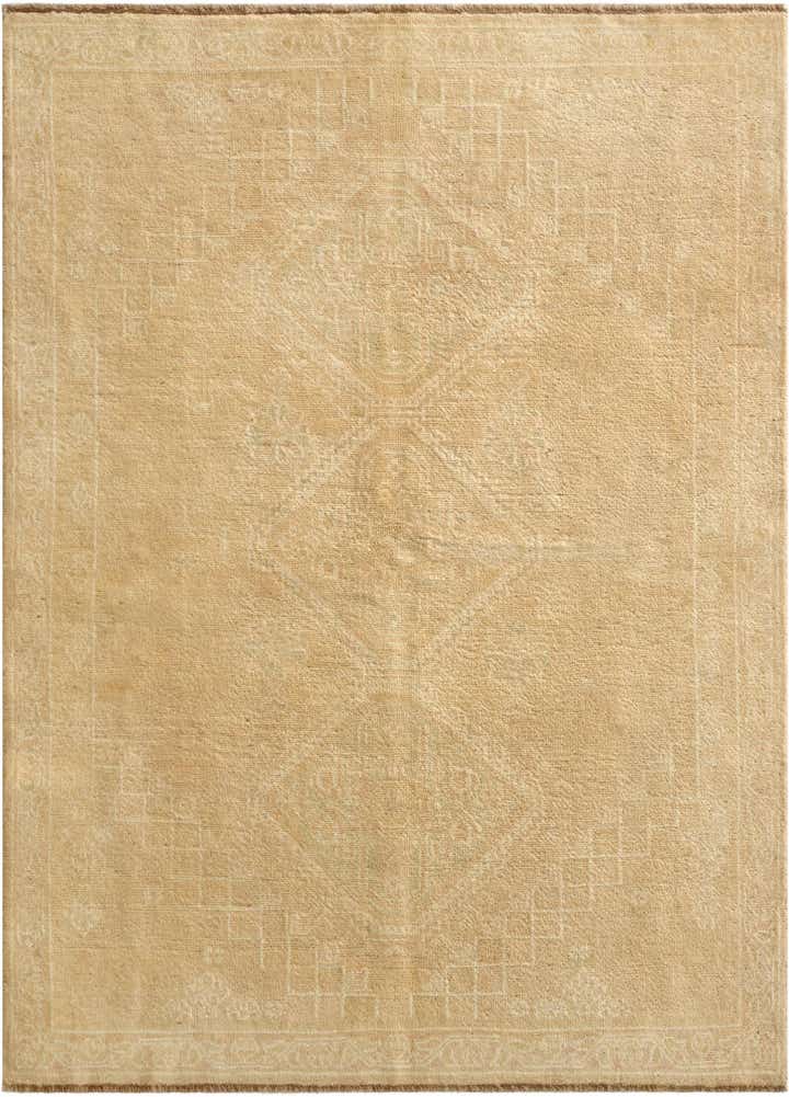 5' 5 x 7' 5 Hand Knotted Oushak Wool Rug
