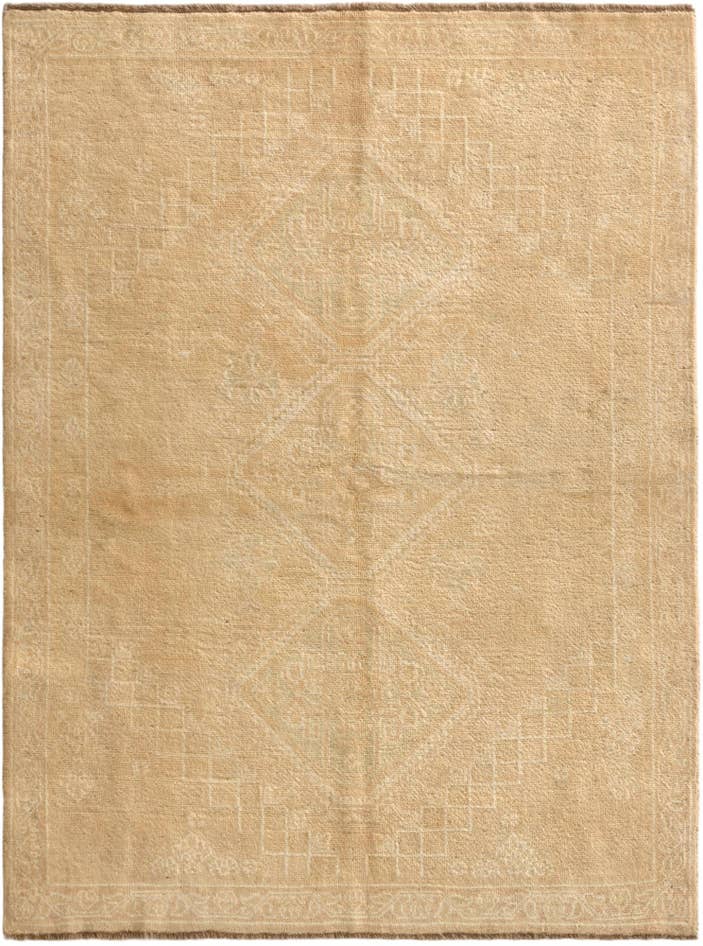 Detail image of 5' 5 x 7' 5 Hand Knotted Oushak Wool Rug