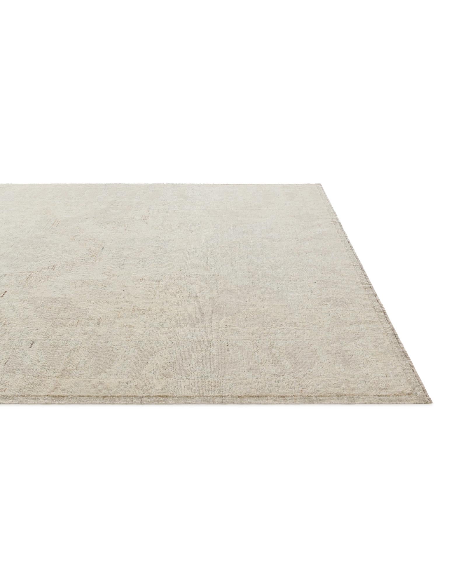 9' 6 x 12' 2 Hand Knotted Oushak Wool Rug