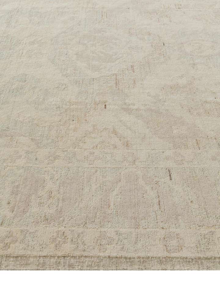 9' 6 x 12' 2 Hand Knotted Oushak Wool Rug