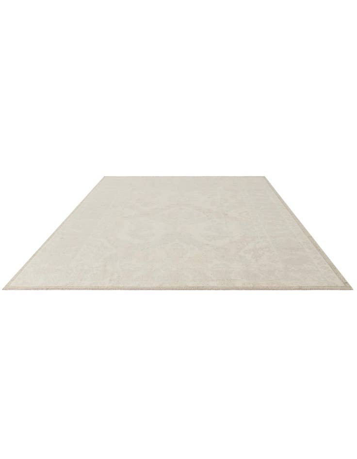 Detail image of 9' 6 x 12' 2 Hand Knotted Oushak Wool Rug