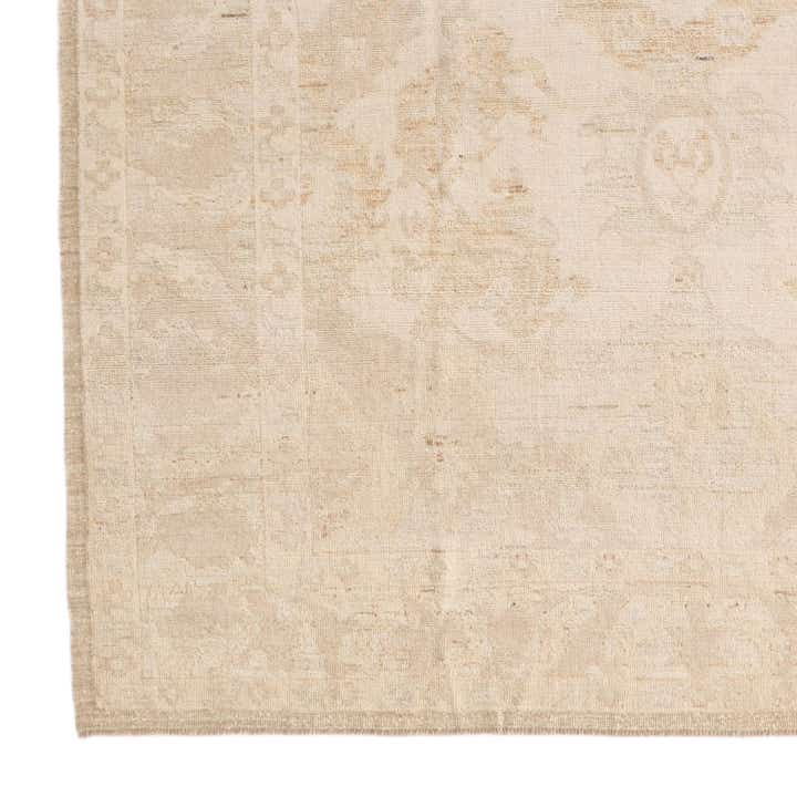 9' 6 x 12' 2 Hand Knotted Oushak Wool Rug