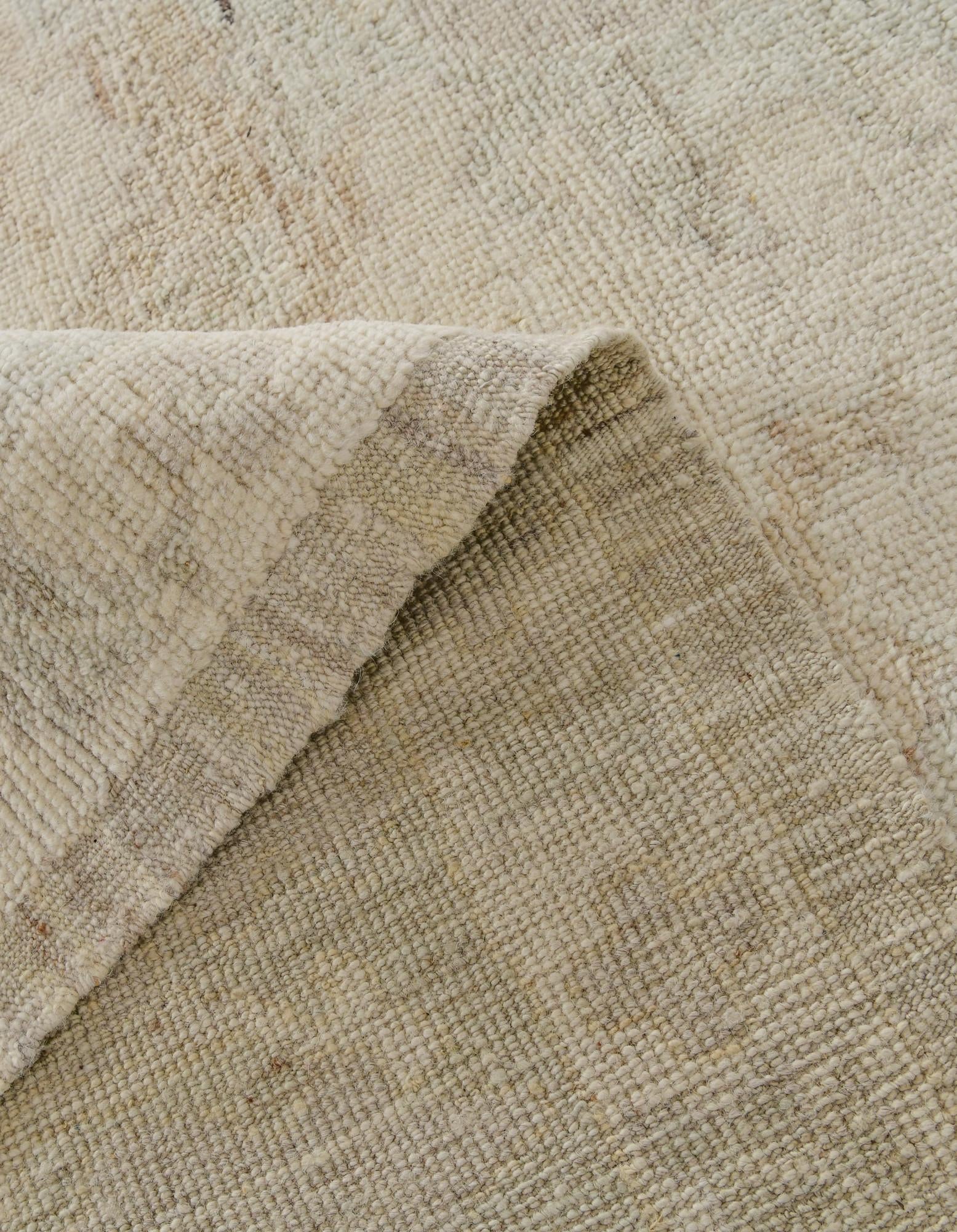 9' 6 x 12' 2 Hand Knotted Oushak Wool Rug