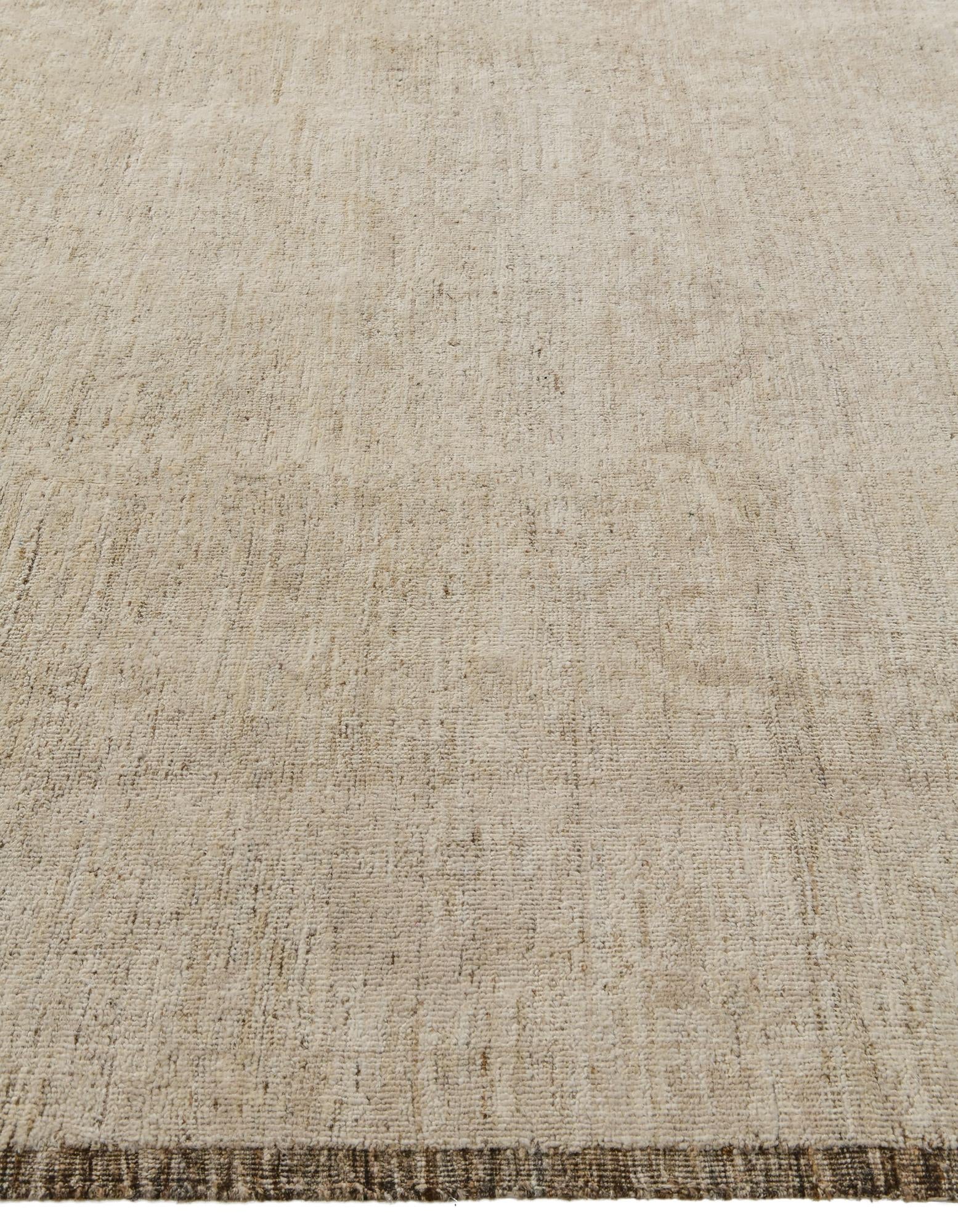 8' 11 x 12' Hand Knotted Oushak Wool Rug