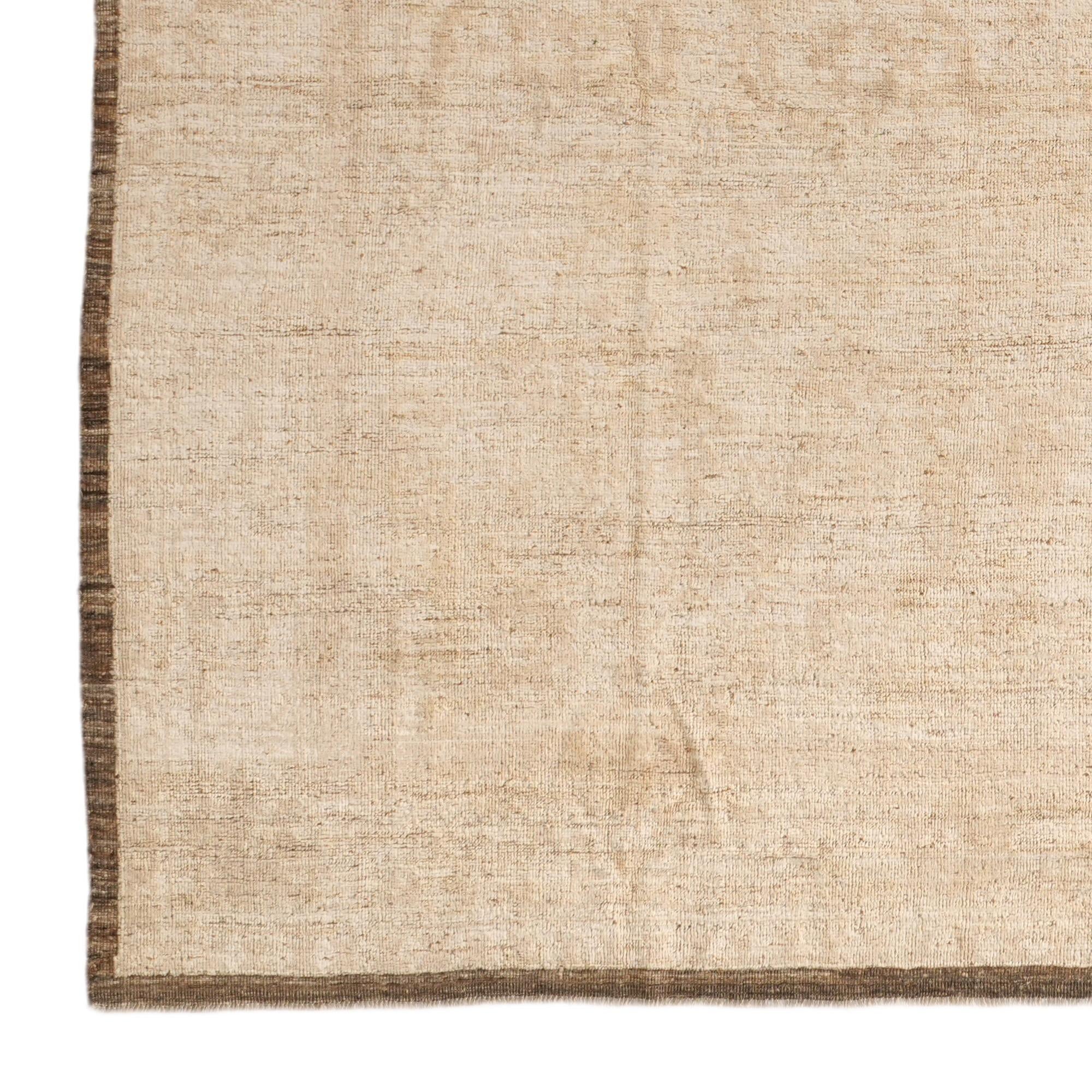 8' 11 x 12' Hand Knotted Oushak Wool Rug