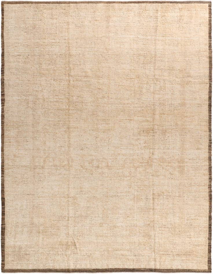 Detail image of 8' 11 x 12' Hand Knotted Oushak Wool Rug