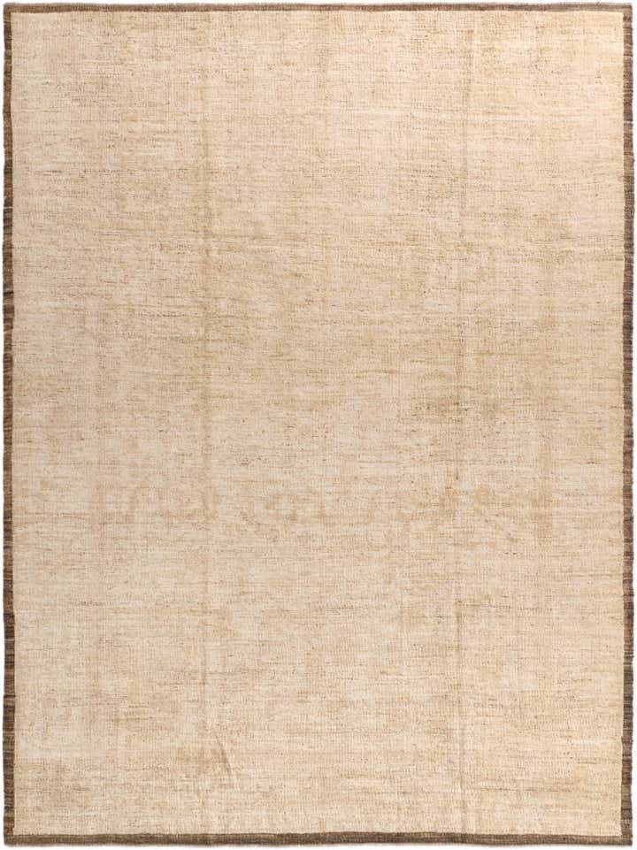 8' 11 x 12' Hand Knotted Oushak Wool Rug
