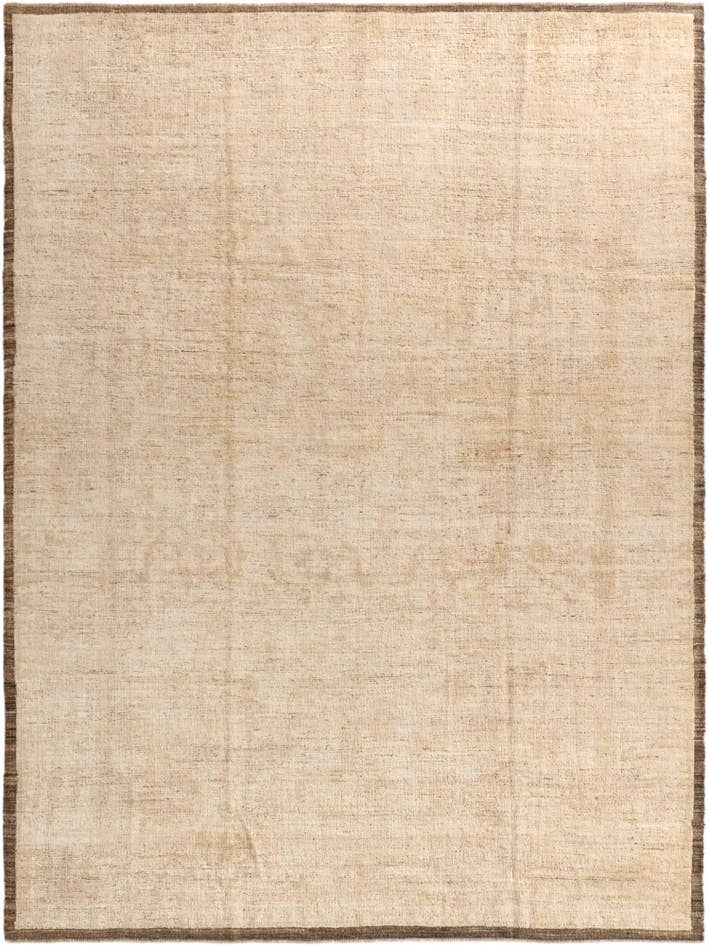 Detail image of 8' 11 x 12' Hand Knotted Oushak Wool Rug