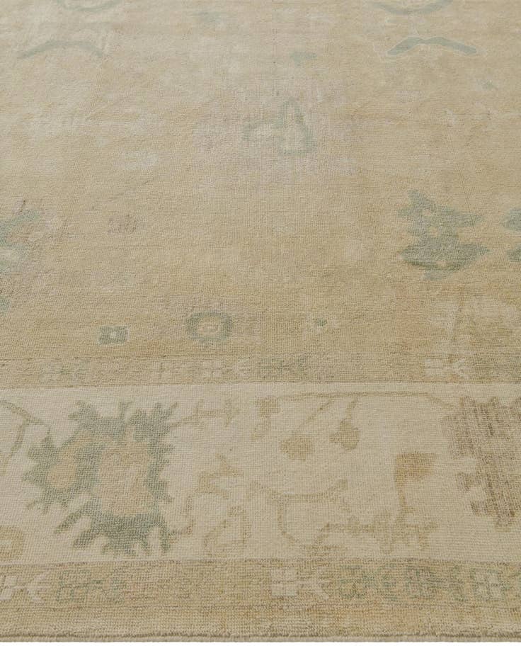 Detail image of 9' 4 x 12' Hand Knotted Oushak Wool Rug