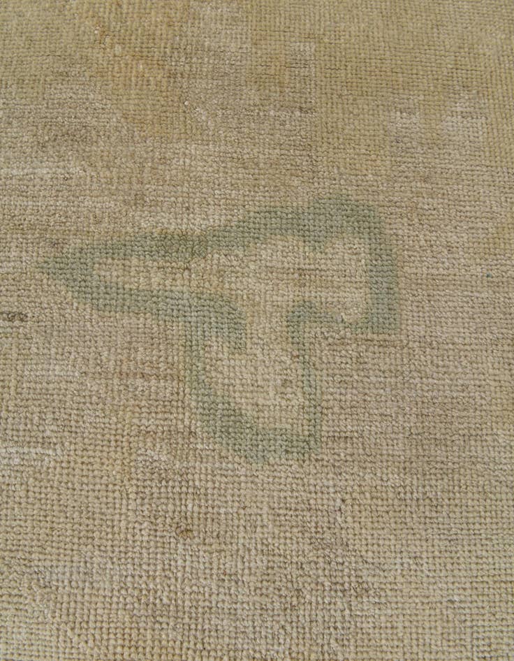 Detail image of 9' 4 x 12'  Hand Knotted Oushak Wool Rug