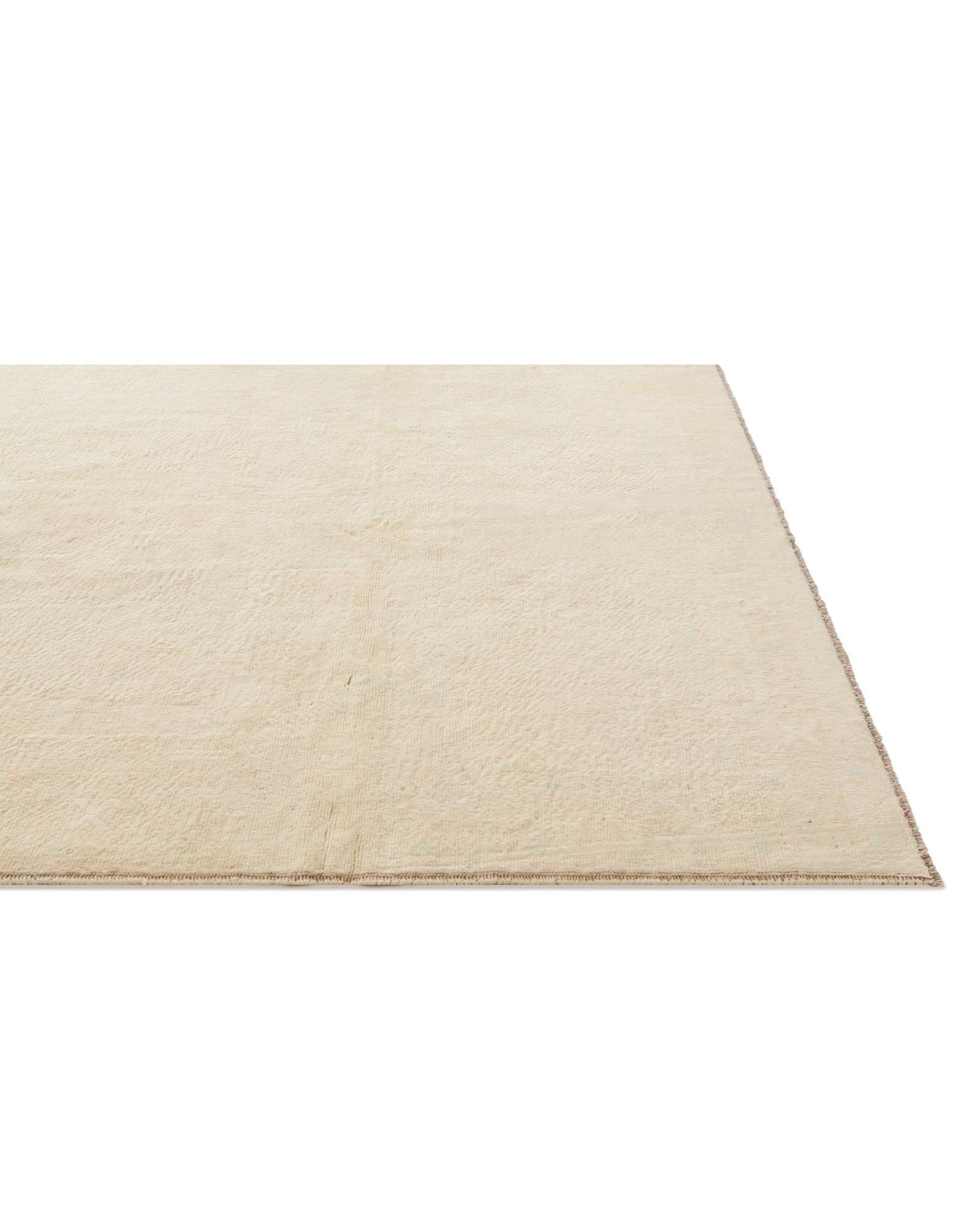 6' 5 x 9' 7 Hand Knotted Oushak Wool Rug