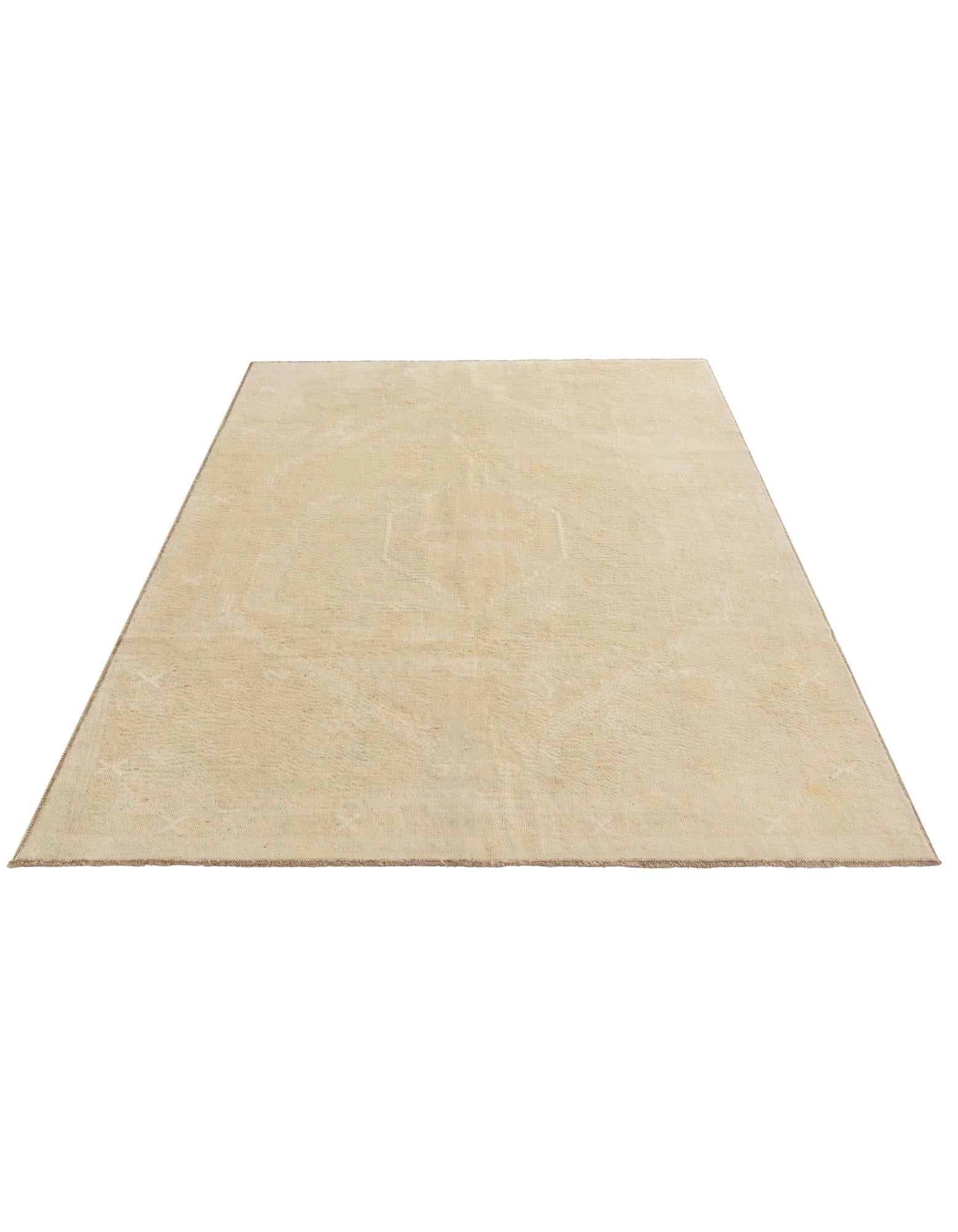 6' 5 x 9' 7 Hand Knotted Oushak Wool Rug