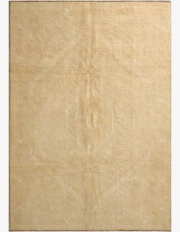 6' 5 x 9' 7 Hand Knotted Oushak Wool Rug