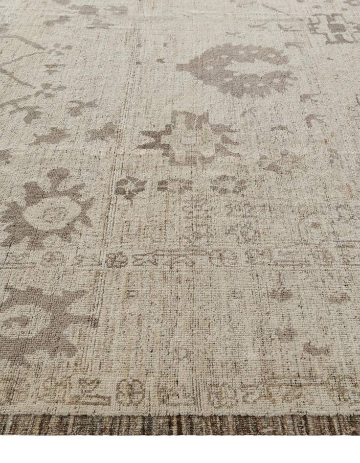 Detail image of 10' 7 x 13' 8  Hand Knotted Oushak Wool Rug