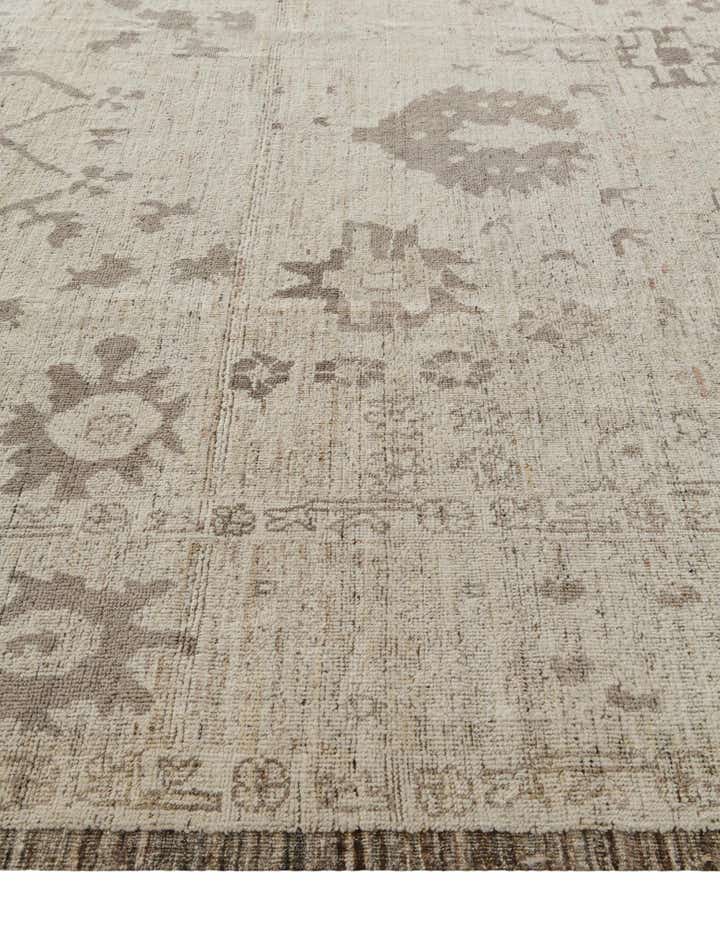 10' 7 x 13' 8 Hand Knotted Oushak Wool Rug