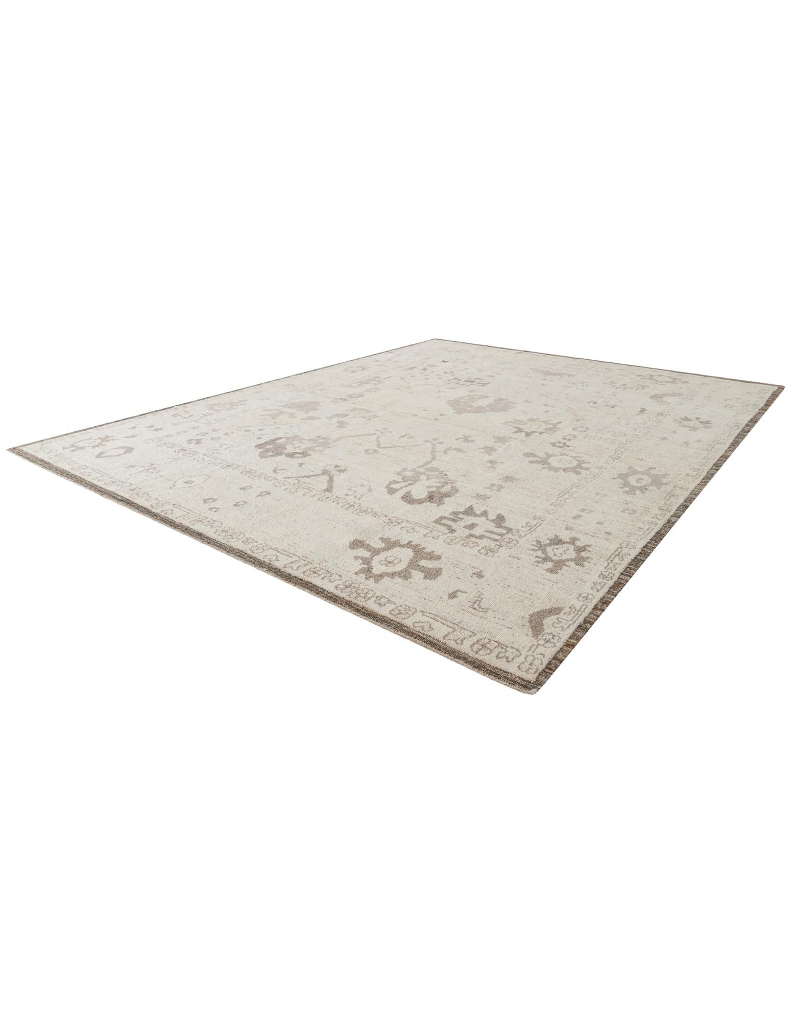 10' 7 x 13' 8 Hand Knotted Oushak Wool Rug