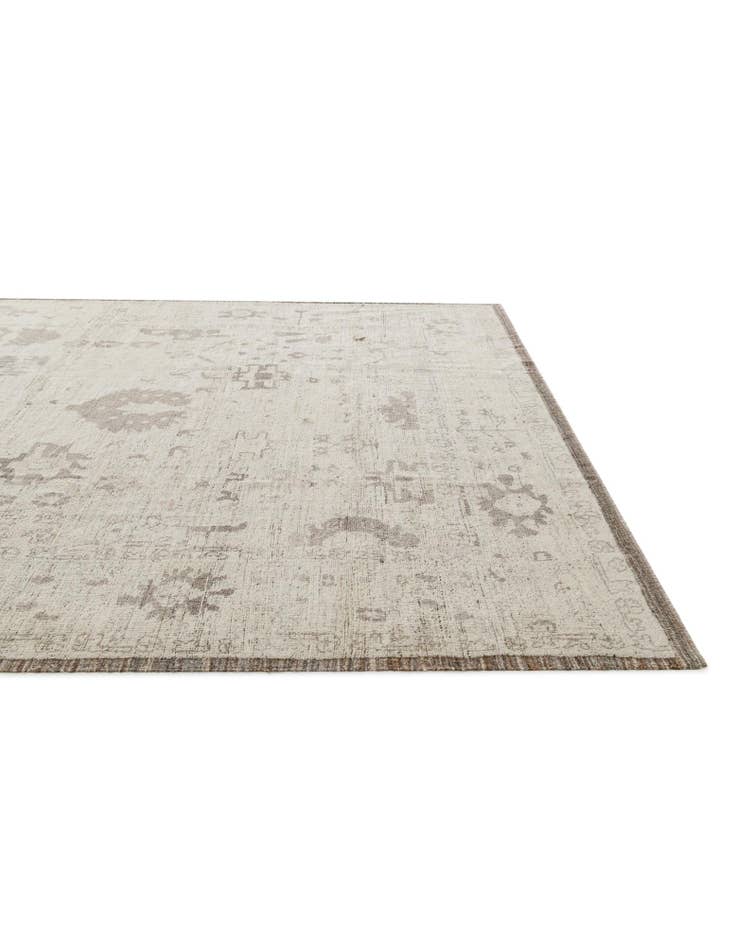 Detail image of 10' 7 x 13' 8 Hand Knotted Oushak Wool Rug