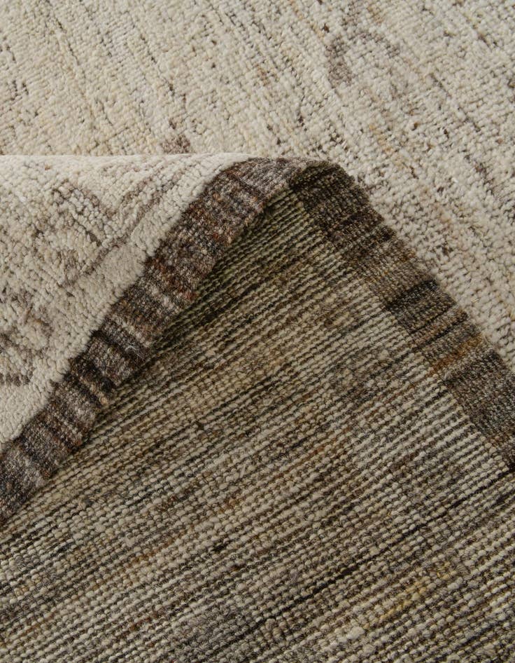 Detail image of 10' 7 x 13' 8 Hand Knotted Oushak Wool Rug